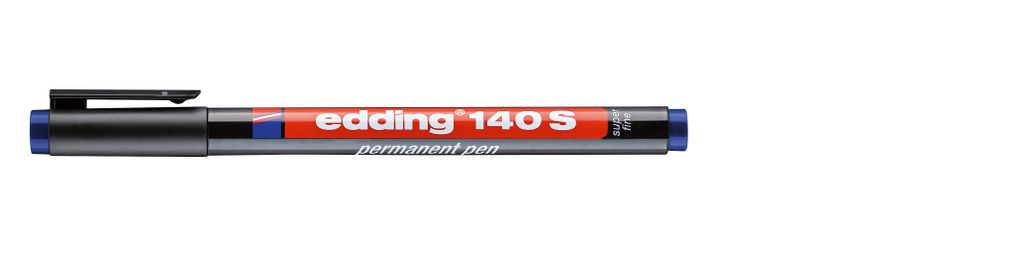 edding 140 S Permanentní fóliové pero modré Obrázek produktu 