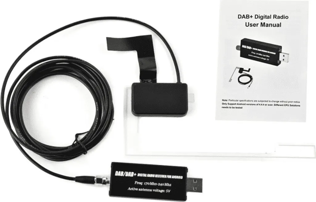 Module DAB+ Haute Sensibilité avec Antenne Amplifiée pour Poste Android