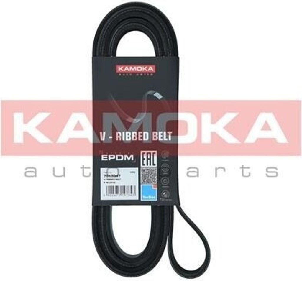 KAMOKA Keilrippenriemen 2710mm für FORD Transit Mk6 Kasten (V347, V348, FA) 7017047