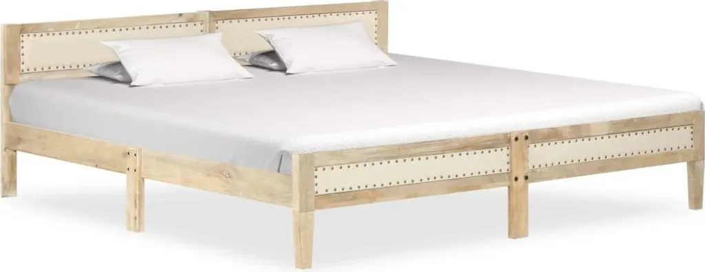 Lit bois massif 200 cm contre les grincements pour sommeil profond