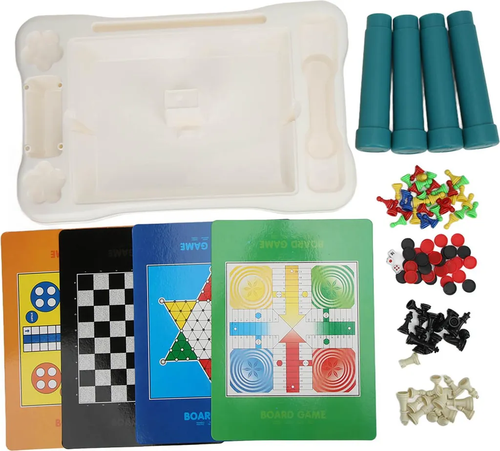 Jeu de société 8 en 1 enfant : fini l'ennui avec cette table de jeux échecs