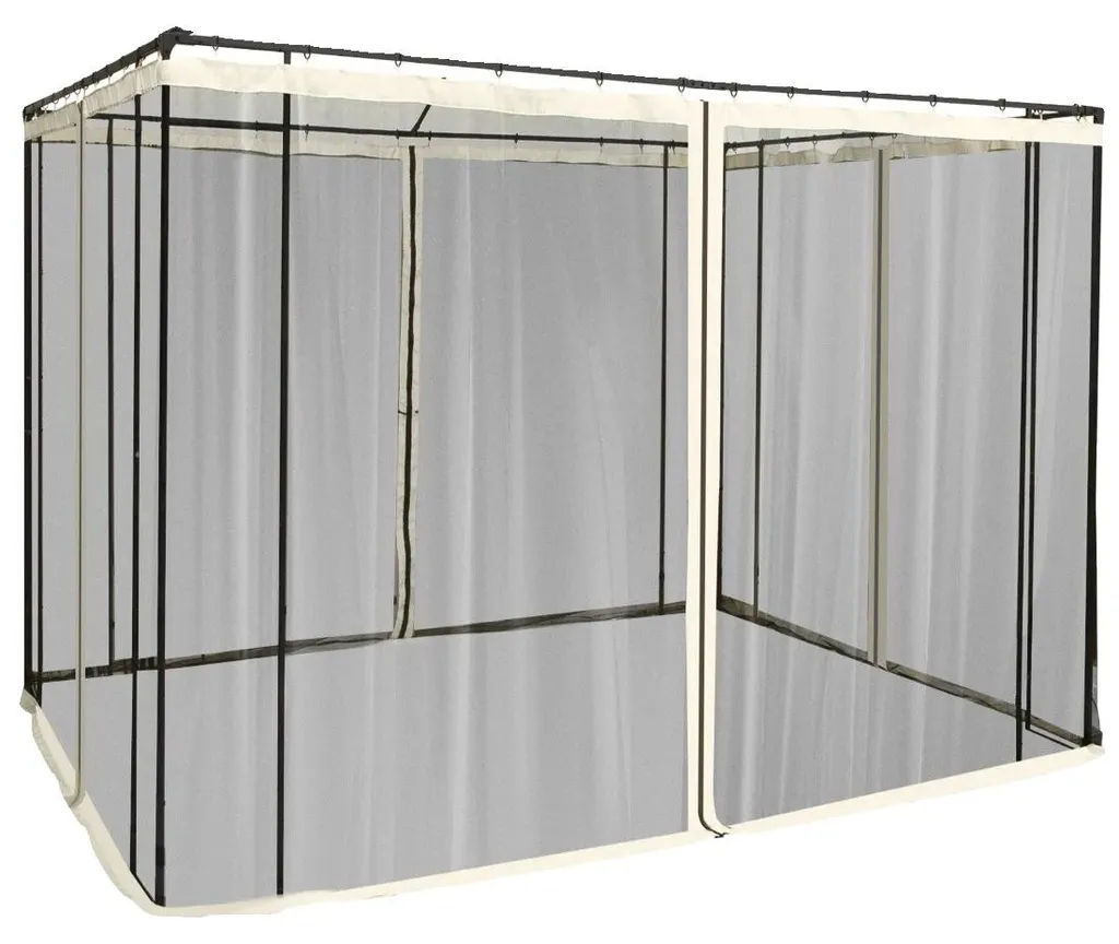 Moustiquaire 3x3m Polyester avec Fermeture Éclair - Adieu les Moustiques