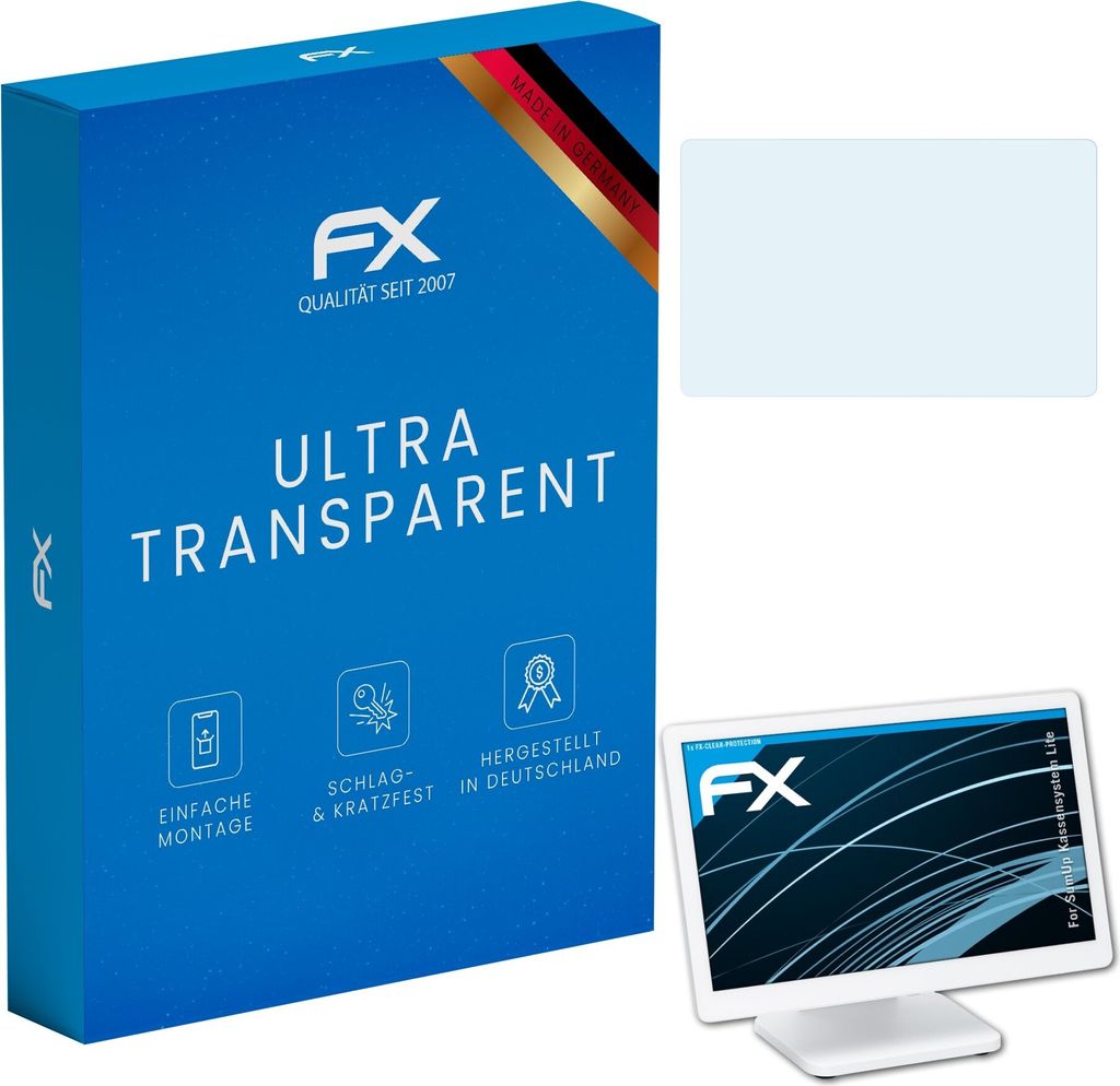 atFoliX FX-Clear Schutzfolie kompatibel mit SumUp Kassensystem Lite Displayschutzfolie