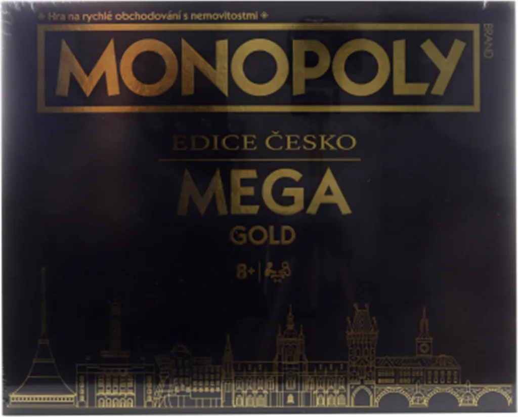 Monopoly Mega Czechia : Édition Tchèque Géante avec Plateau Allongé