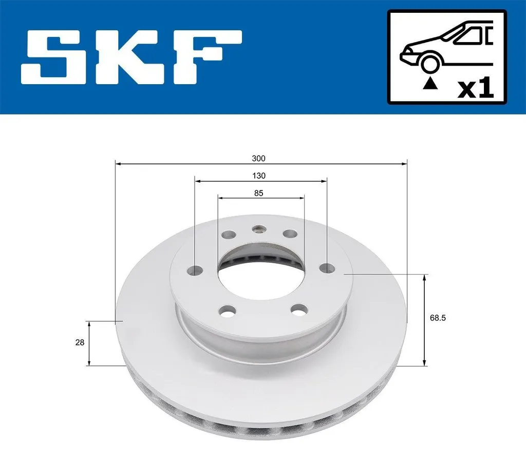 Éliminez les vibrations au freinage : Disque SKF pour Sprinter 3,5 t