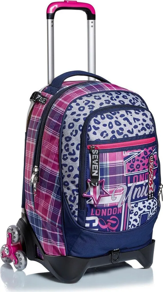 Sac à dos Jack Trolley 3Wd Cheer Girl avec chariot à 3 roues intégré