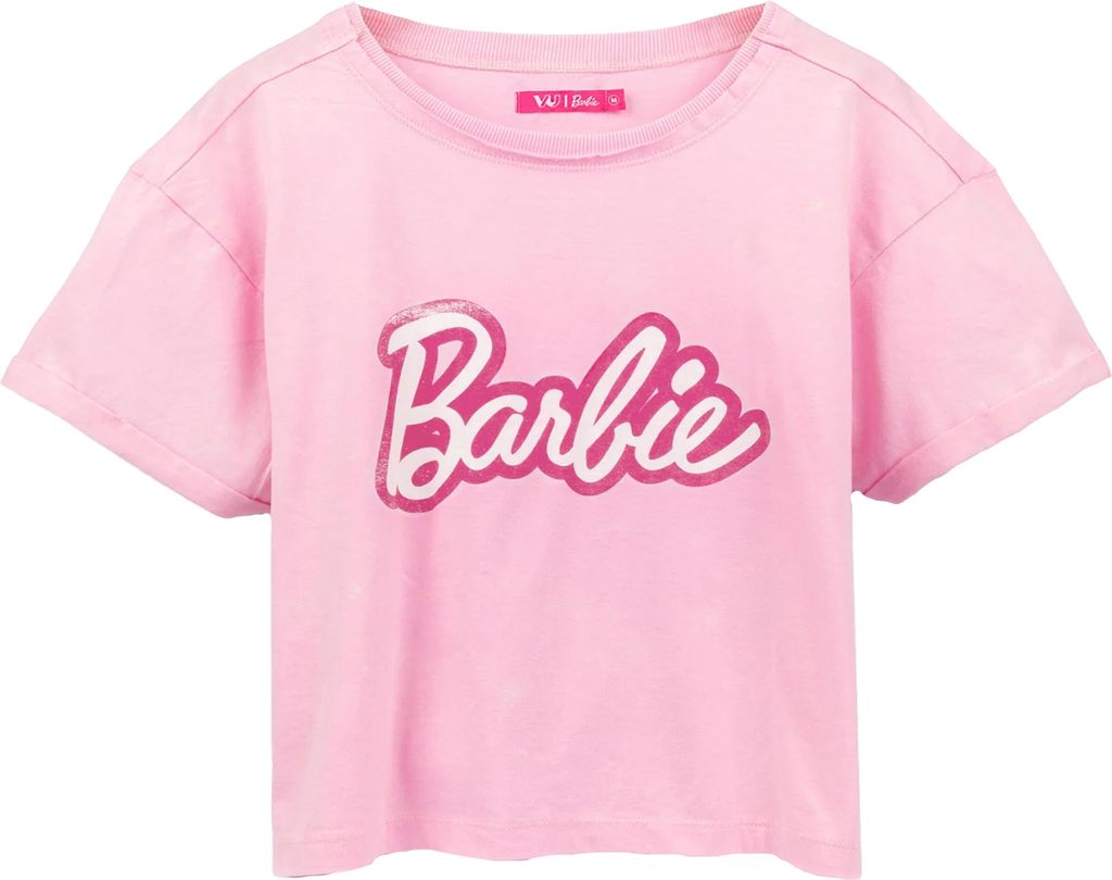 Barbie - Kurzes Top für Damen NS7642 (3XL) (Pink)