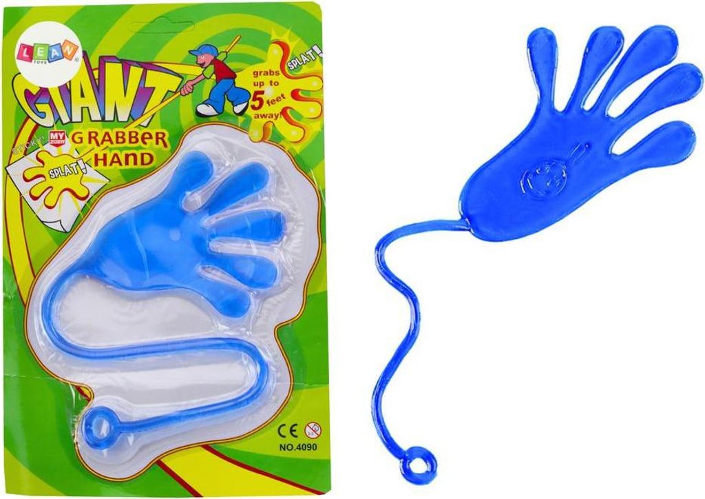 Klebriger Hand-Elastikschleim blau