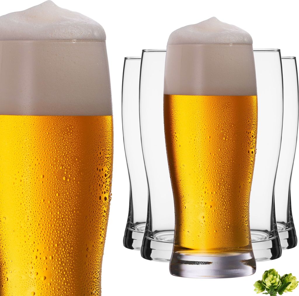 IMPERIAL Biergläser aus Glas 500ml (max 670ml) Set 6-Teilig Produktbild 