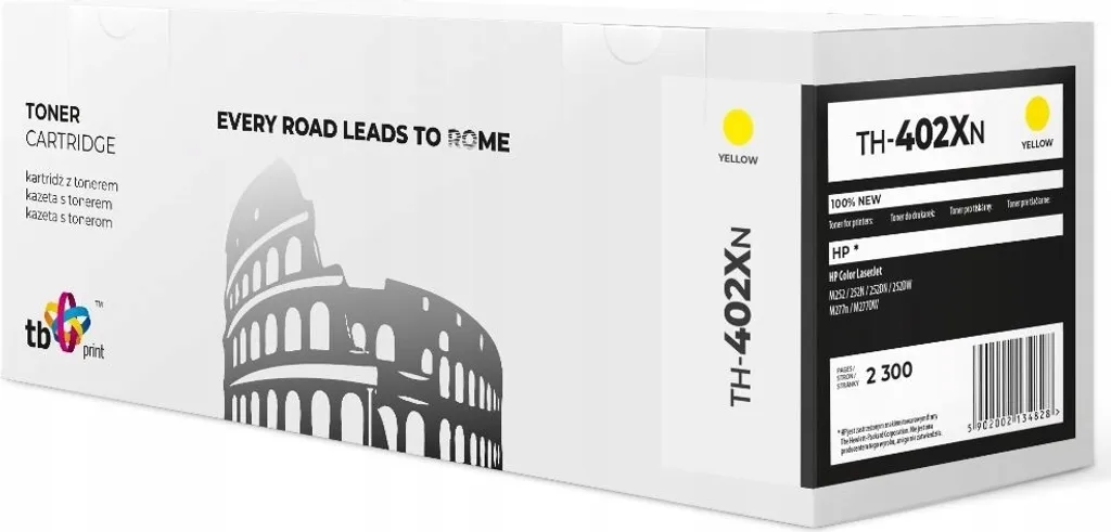 Toner Jaune TH-402XN Haute Capacité pour HP LaserJet Pro M252 M277