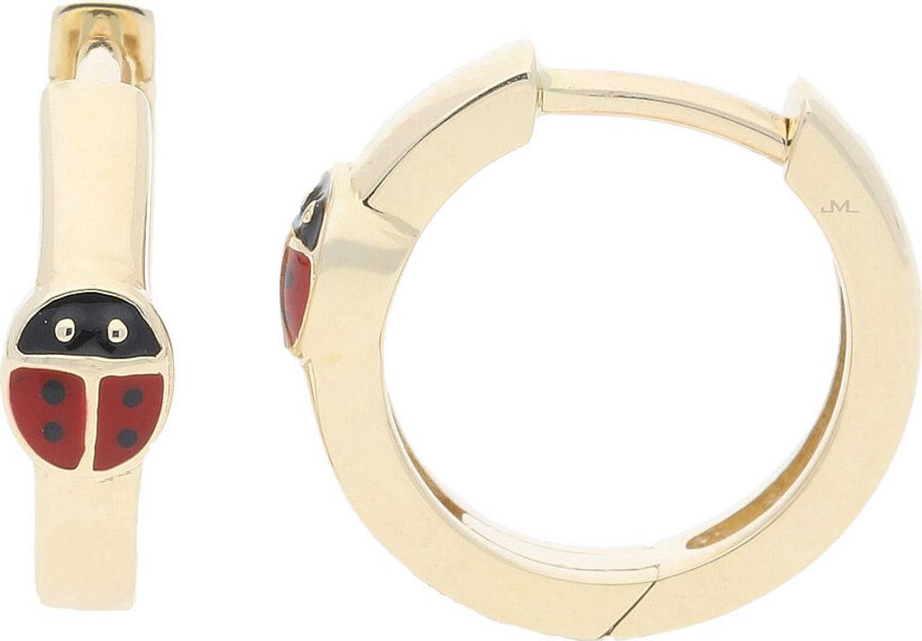 JuwelmaLux Ohrringe für Kinder 333 Gold Marienkäfer JL10-06-2665