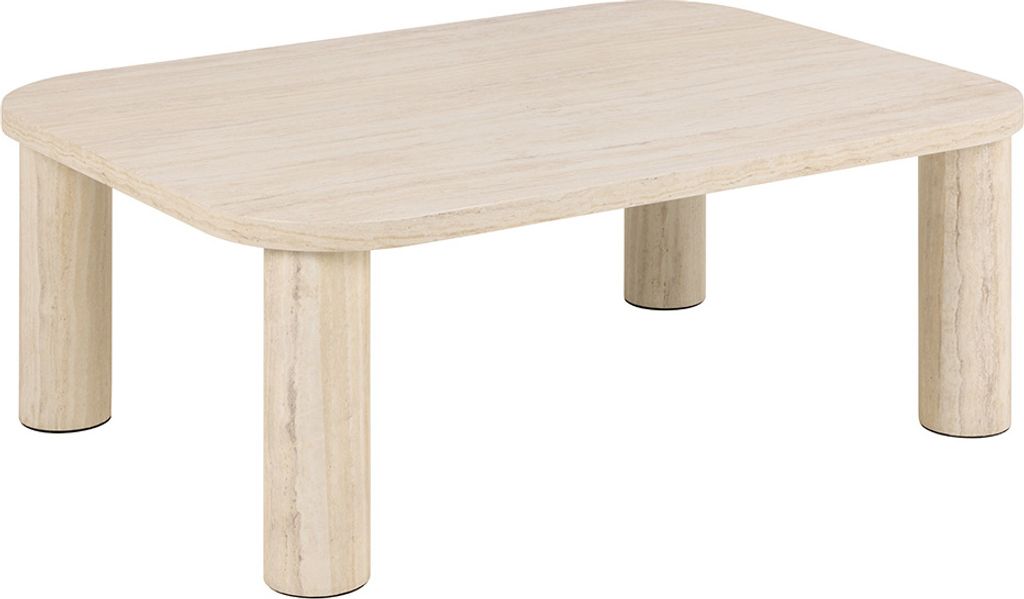 Smuk Couchtisch 100 cm Lorin Travertin