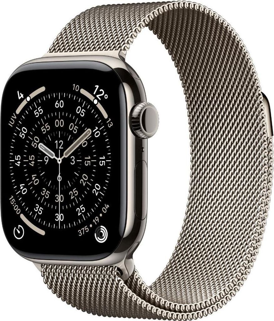 Apple Watch 10 46mm GPS+4G Titan Milanaise M/L natur/natur Produktbild 