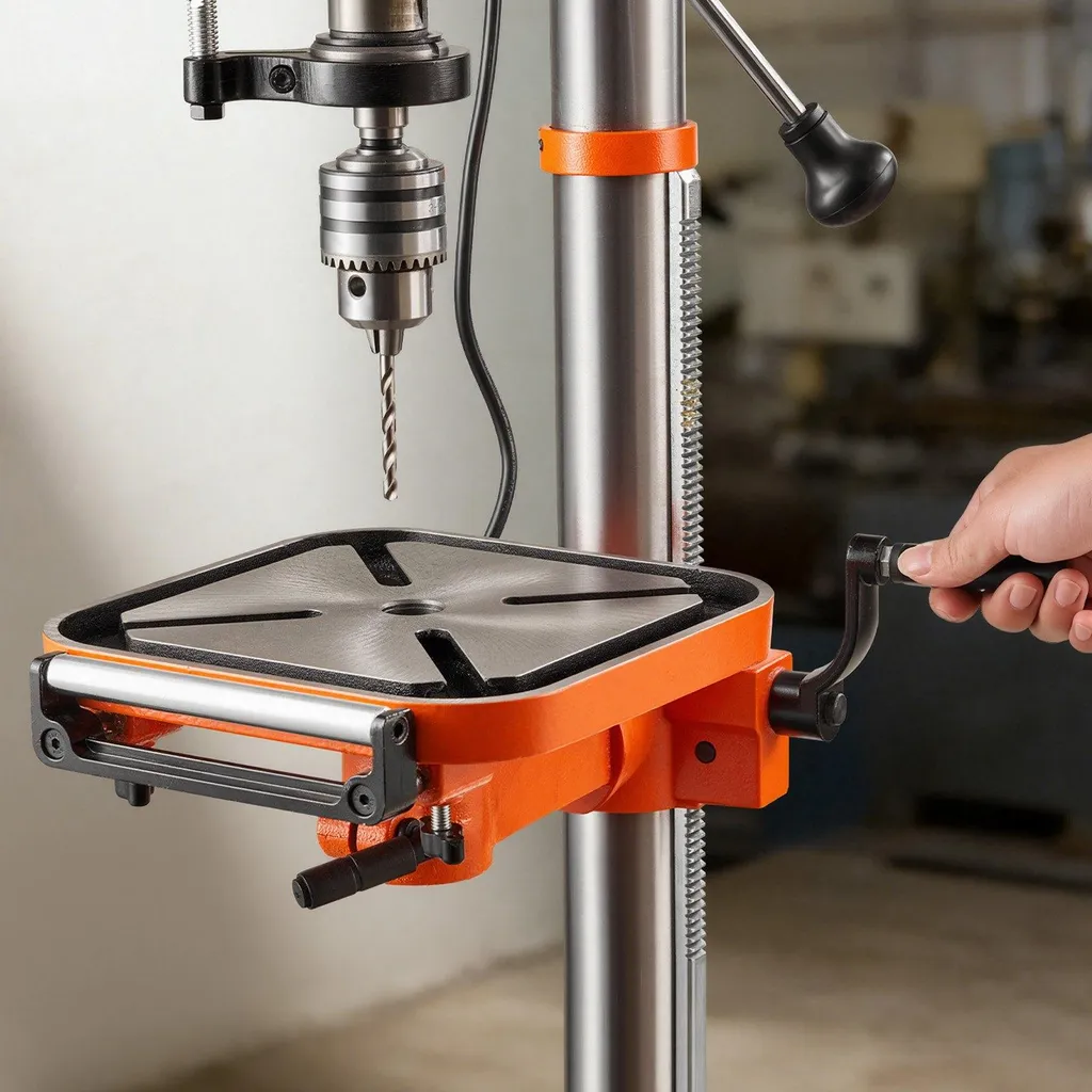 Perceuse d'établi stationnaire avec guide laser et table orientable - 8