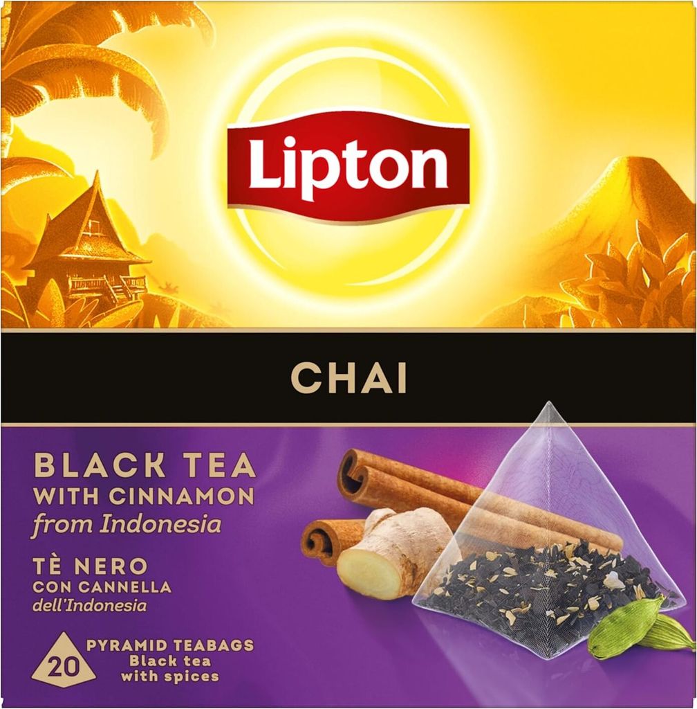 Lipton - Black Specialty - "Chai" - 20 Pyramidenteebeutel