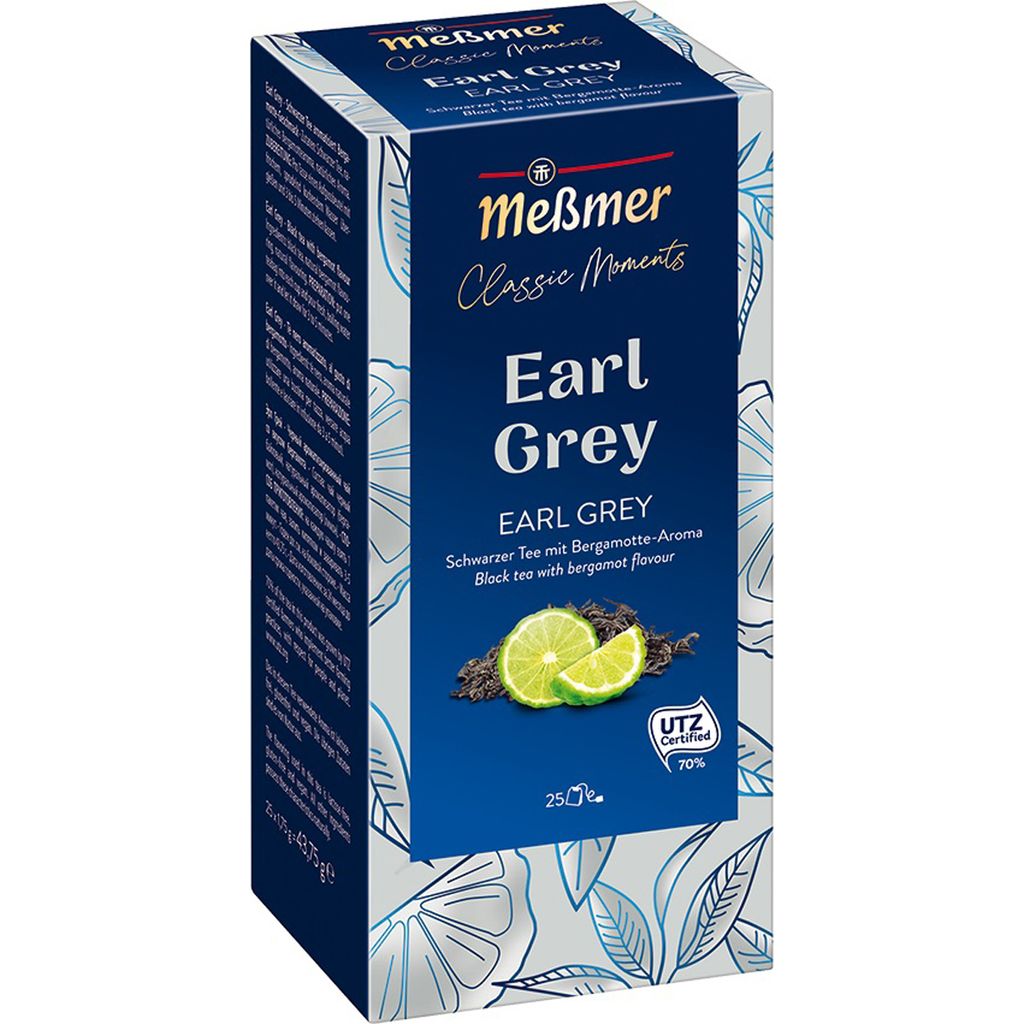 Meßmer Classic Moments Tè Earl Grey Nero Bergamotto 25 Immagine del prodotto 