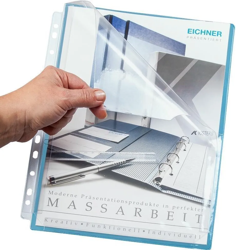 Pochette de protection A4 à soufflet pour dossiers épais - 10 unités