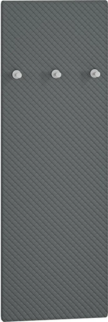 Patère murale INGO gris métal pour vestiaire et couloir gain de place