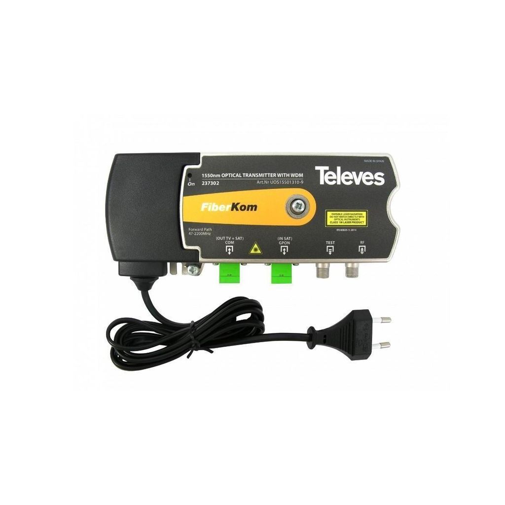 Optischer Sender 1550nm WDM 1310 Sat. SCAPC 9dBm für Glasfaser-TV