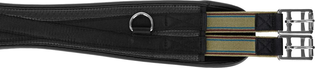 Covalliero Sattelgurt geschweift schwarz, Sattelgurt Länge:110cm