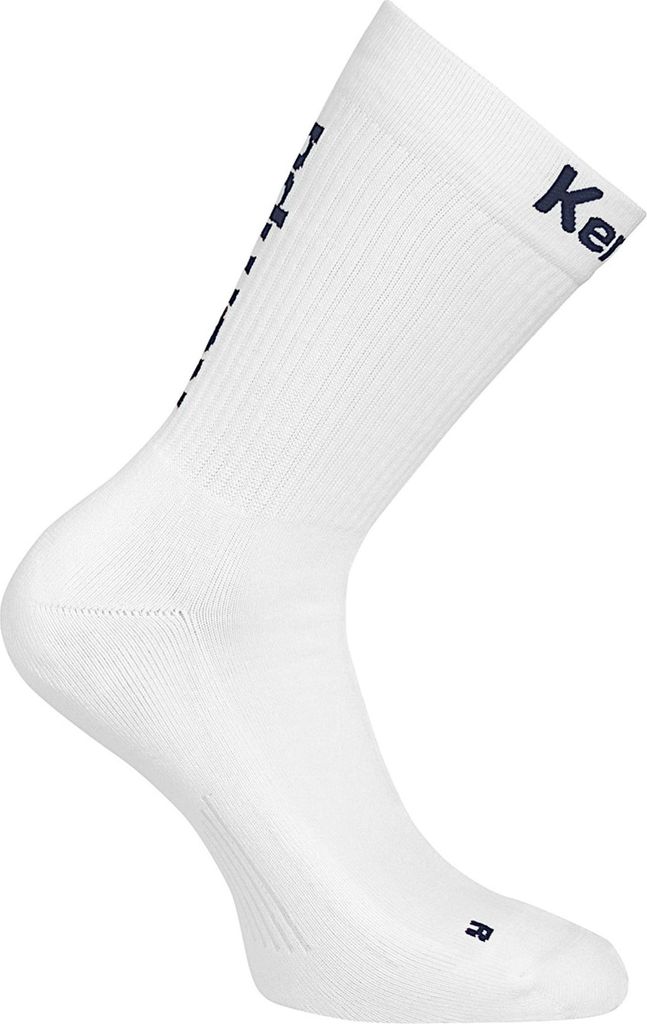 Kempa Logo Classic Socken - weiß/marine, Größe:41-44