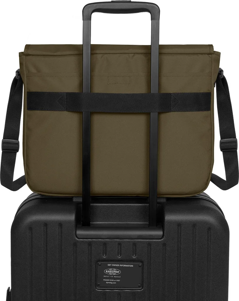 Eastpak Delegate + Sacoche PC portable extensible Army Olive robuste