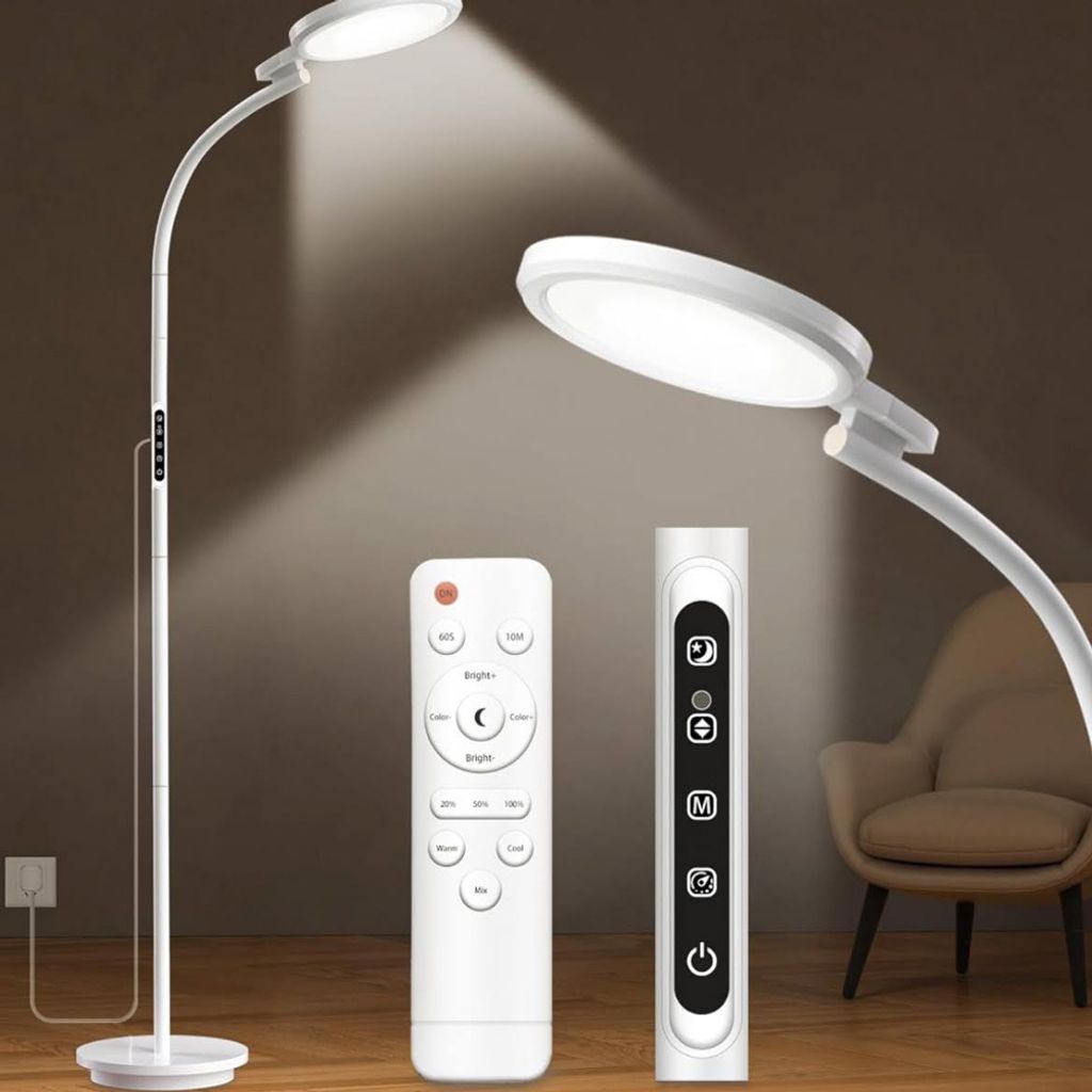 3-in-1 Tageslichtlampe, SAD Sonnenlicht Lampe, Stehlampe Produktbild 