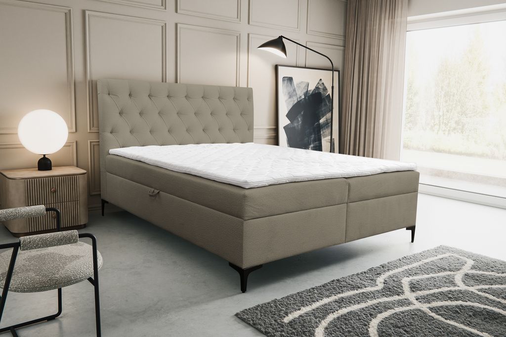 VENASI CLIPSO Boxspringbett 180x200 mit 2 Bettkästen und Produktbild 