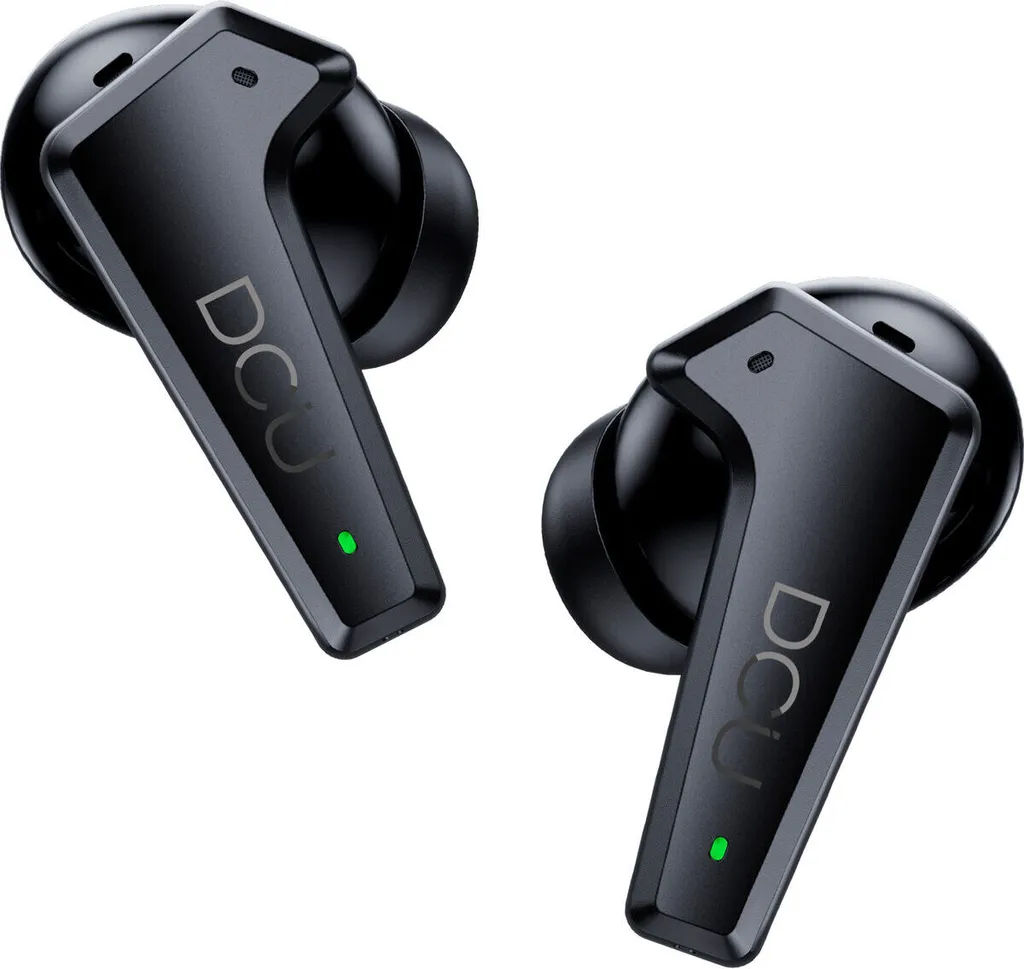 Casque DCU Earbuds BT Bluetooth noir avec micro intégré sans fil