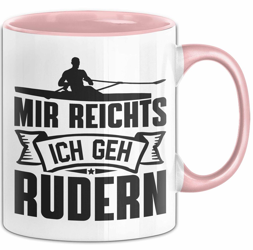 Mir Reichts Ich Geh Rudern Tasse Geschenk Für Ruderer Kaffee-Becher (Rosa)