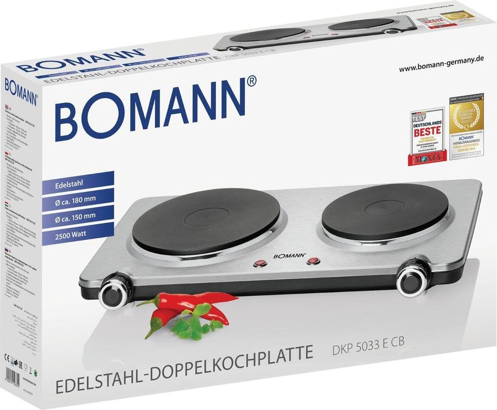 Podwójna płyta grzewcza Bomann® ze stali nierdzewnej | Zdjęcie produktu 10
