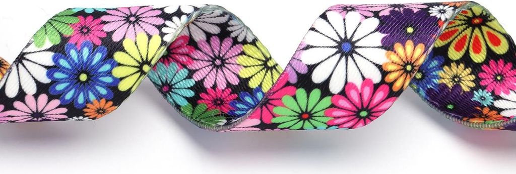 Edelstahl Martingale Halsband mit Blumenmuster für große, mittelgroße und kleine Hunde (M Totenkopf)