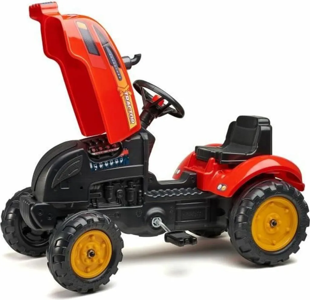 Tracteur à pédales Falk X-Tractor avec grande remorque amovible 138cm