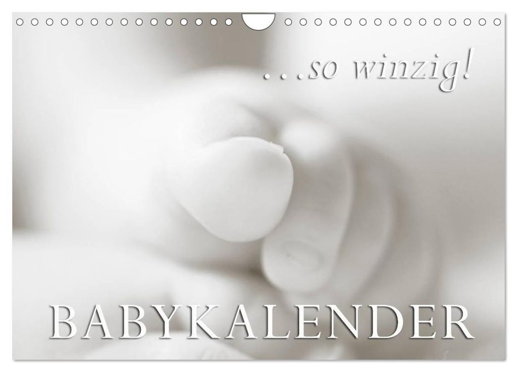...so winzig - Babykalender (Wandkalender 2027 DIN A4 quer), CALVENDO Monatskalender