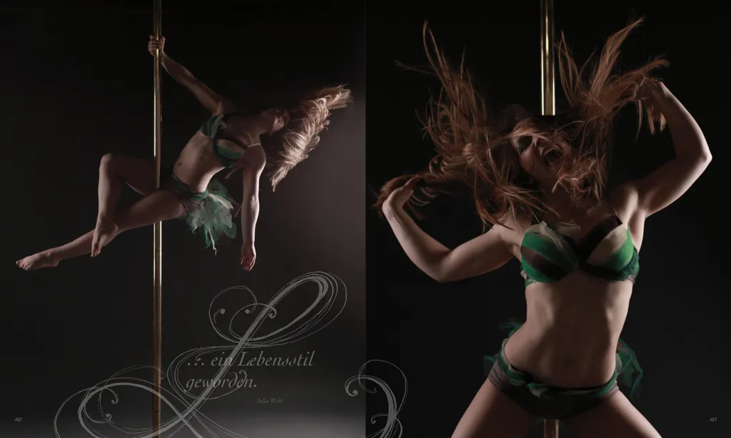 Livre de pole dance artistique pour développer force et souplesse
