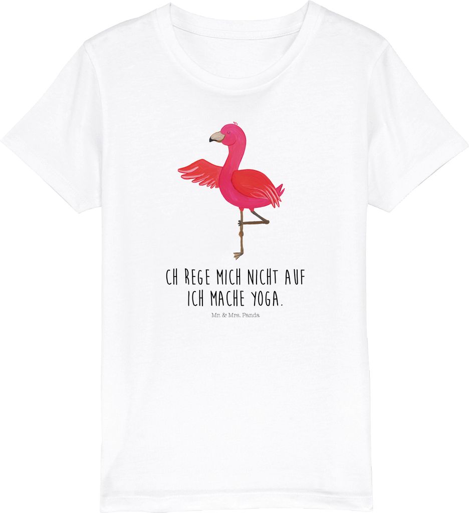 Mr. & Mrs. Panda Kleinkinder T-Shirt Flamingo Yoga 7-8 Produktbild 