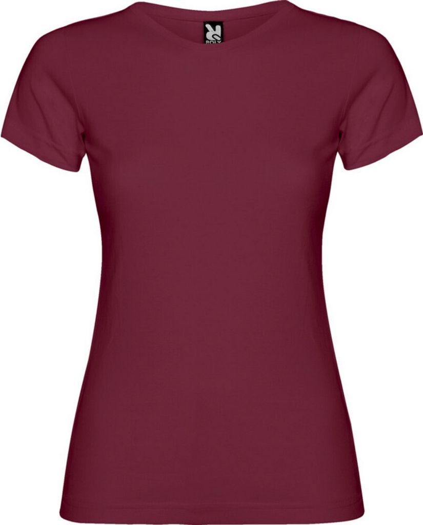 Roly - "Jamaica" T-Shirt für Damen kurzärmlig PF4312 (XL) (Granatrot)