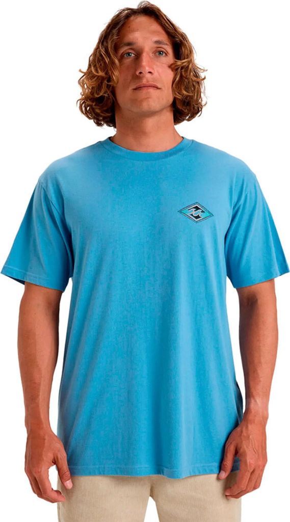 Billabong Crayon Wave Kurzarm-t-shirt Blau S Mann Blau S