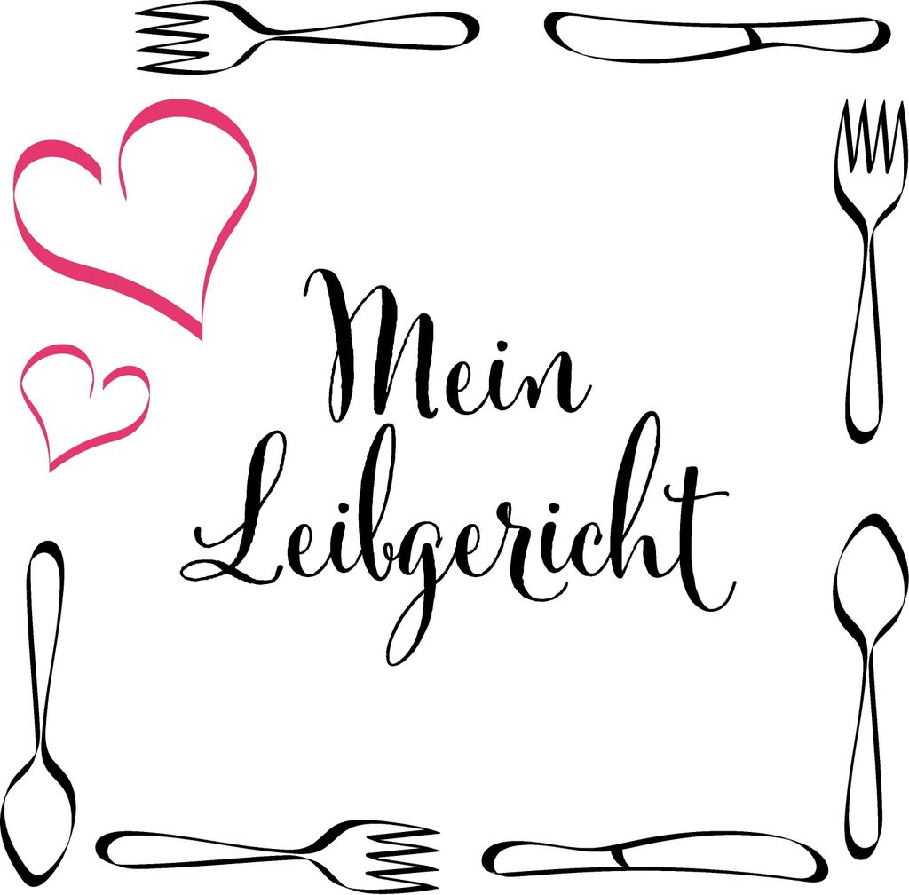 PAPER+DESIGN 206167 Lunchservietten Mein Leibgericht - 33 x 33 cm, 20 Stück