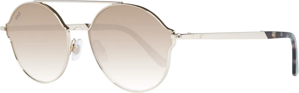 Lunettes de soleil de luxe pour homme et femme WEB Modèle WE0243 Or