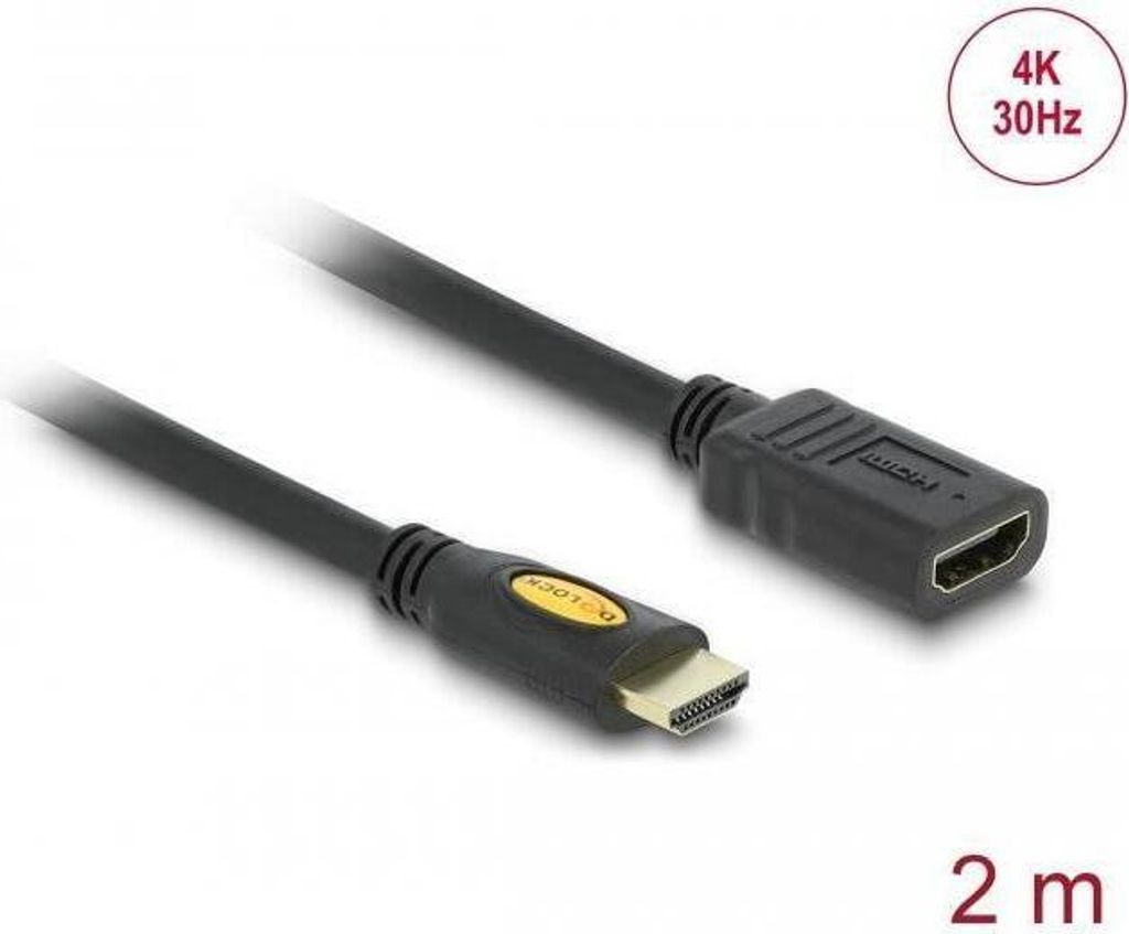 HDMI High Speed Verlängerungskabel mit Ethernet 2 m 4K