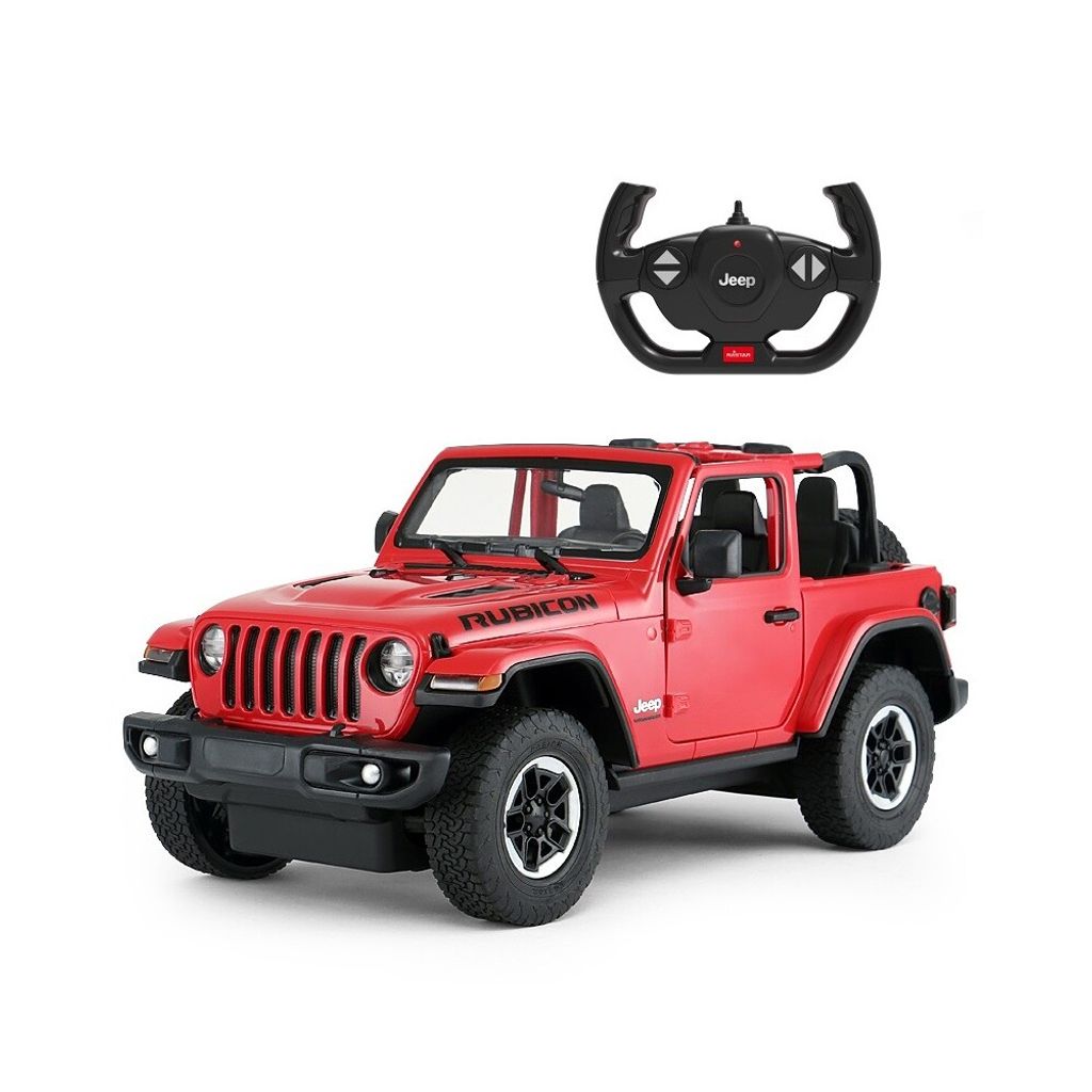 Rastar RC auto Jeep Wrangler Rubicon 1:14 červená Obrázek produktu 