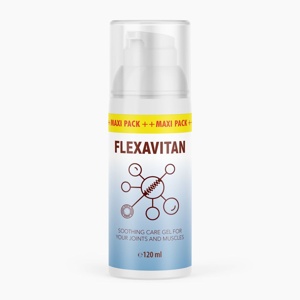 Flexavitan Gel - Pflege für verspannte Muskeln & Gelenke - 120 ml