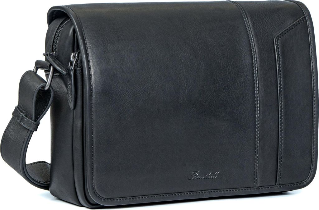 Benthill Umhängetasche Echt Leder | Herren & Damen Messenger Bag aus hochwertigem Rindsleder | Vintage Schultertasche Aktentasche