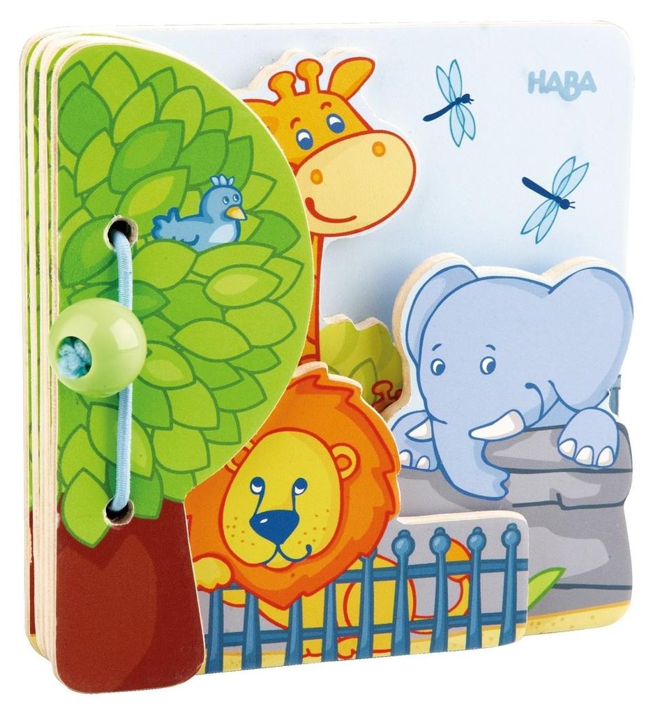Haba Holz Babybuch Tierbuch Zoofreunde Baby Spielzeug