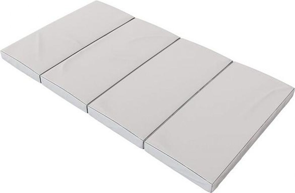 Turnmatte Sportmatte Gymnastikmatte Klappbar Fitnessmatte Spielmatte 4-teilig 200x100x10cm | Grau