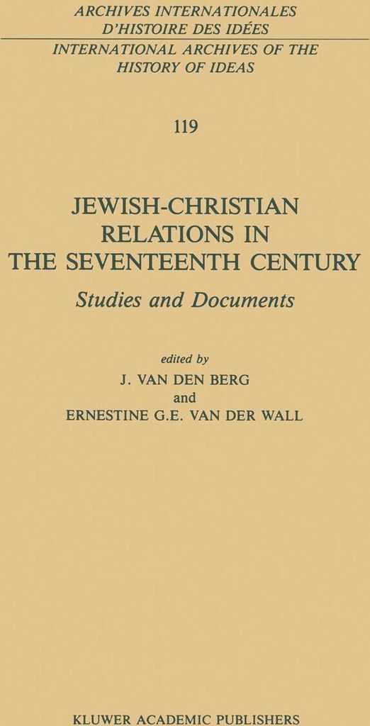 Jewish-Christian Relations in the Seventeenth Century