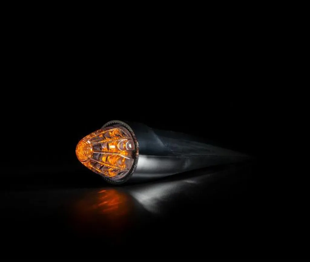 Éclairage de toit camion 24V - Lampe Torpedo Ledson ambre pour cabine