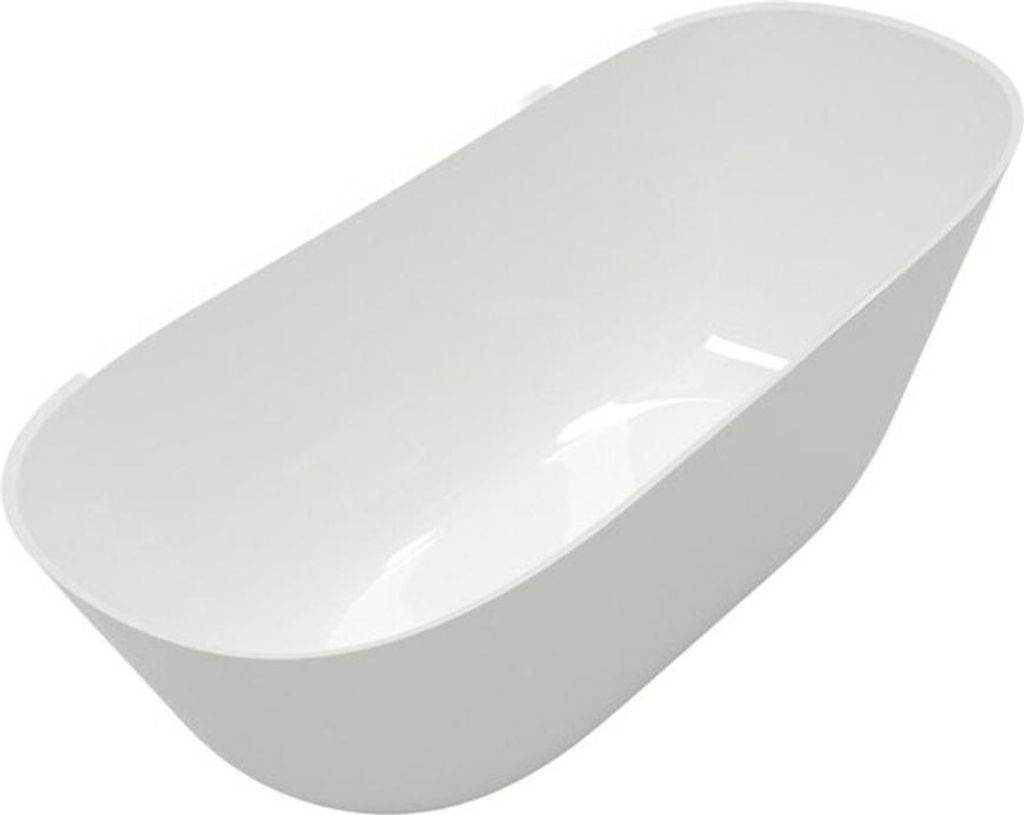 V&B Badewanne Theano Curved Edition 170x75cm, freistehend, stone white