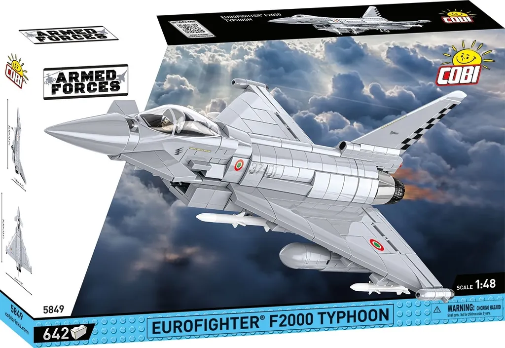 Cobi 5849 Eurofighter Typhoon Armed Forces Maquette Avion de Chasse